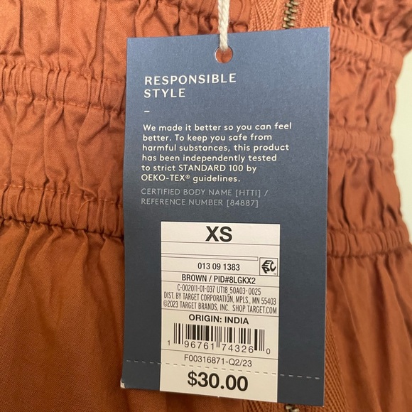 NWT Copper orange jumpsuit - Picture 7 of 11